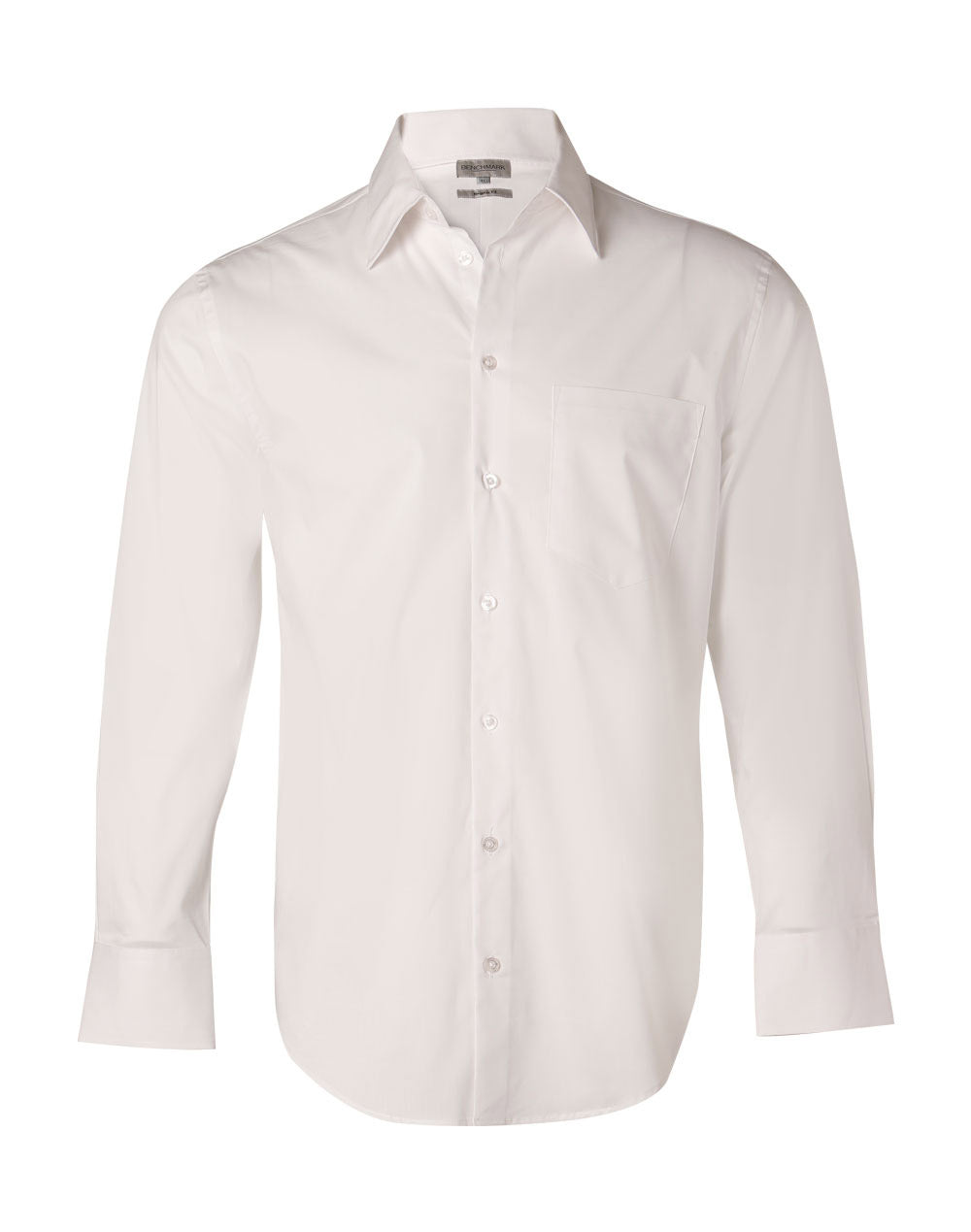 Mens Cotton/Poly Stretch Long Sleeve Shirt - M7020L