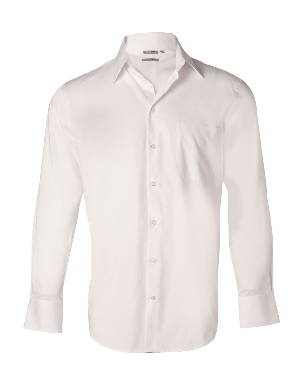 Mens Fine Twill Long Sleeve Shirt - M7030L