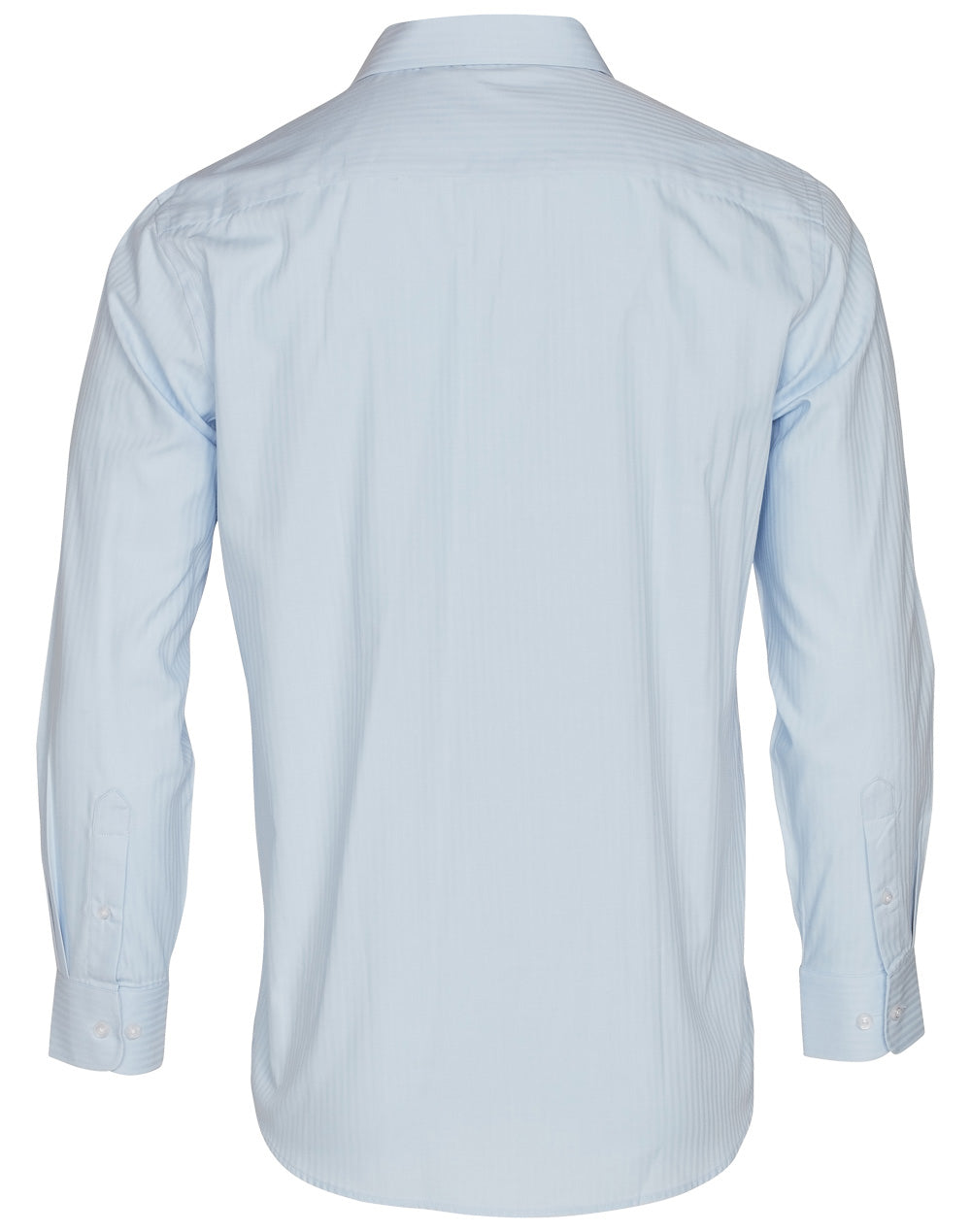 Mens Mini Herringbone Long Sleeve Shirt - M7112