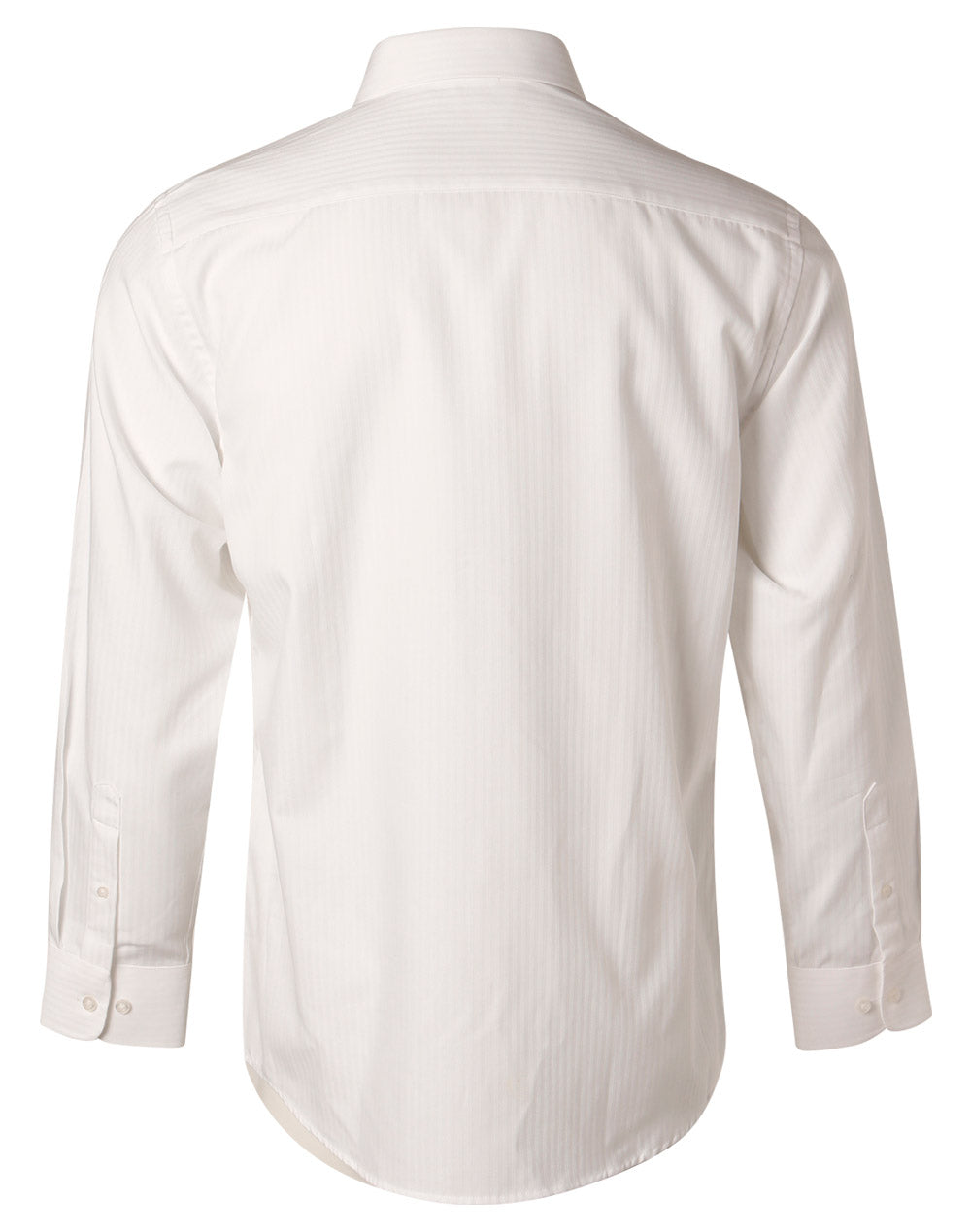 Mens Mini Herringbone Long Sleeve Shirt - M7112