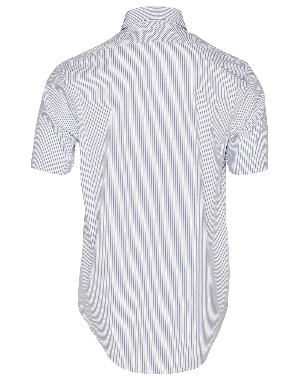 Mens Ticking Stripe Short Sleeve Shirt - M7200S
