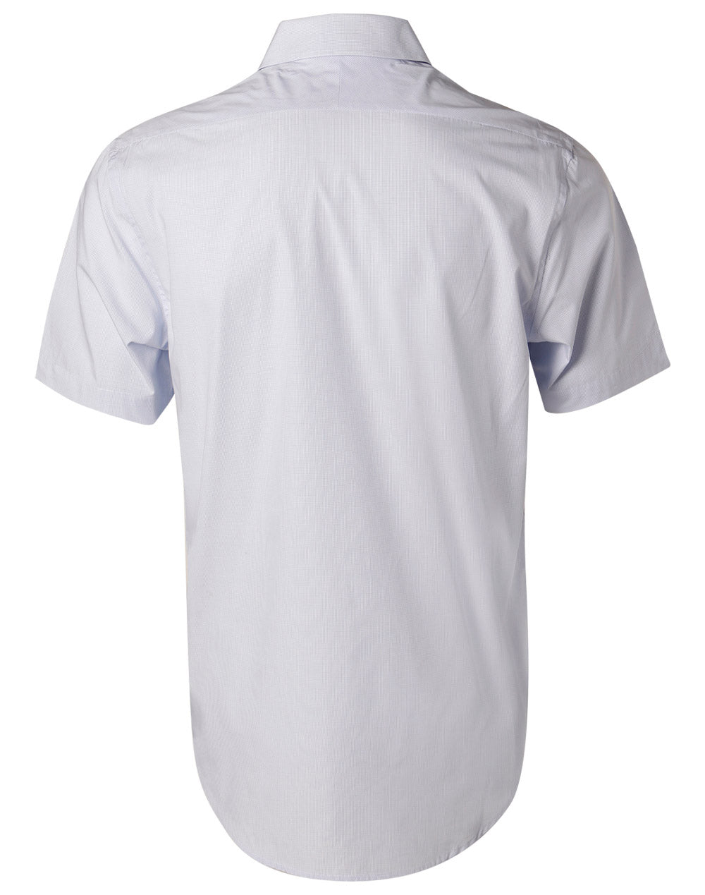 Mens Mini Check Short Sleeve Shirt - M7360S