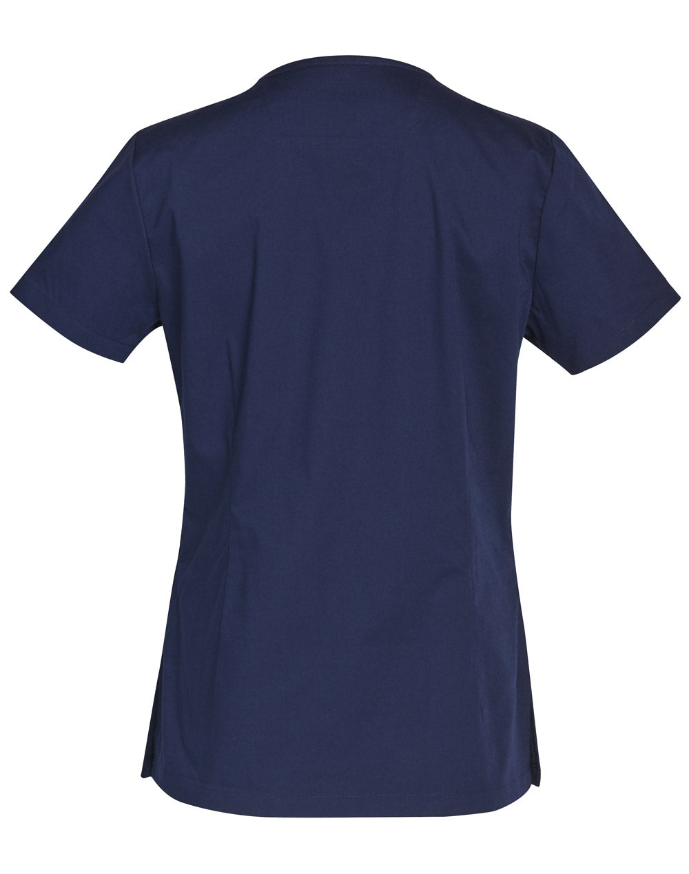 Ladies V-Neck Contrast Trim Scrub Tops - M7660