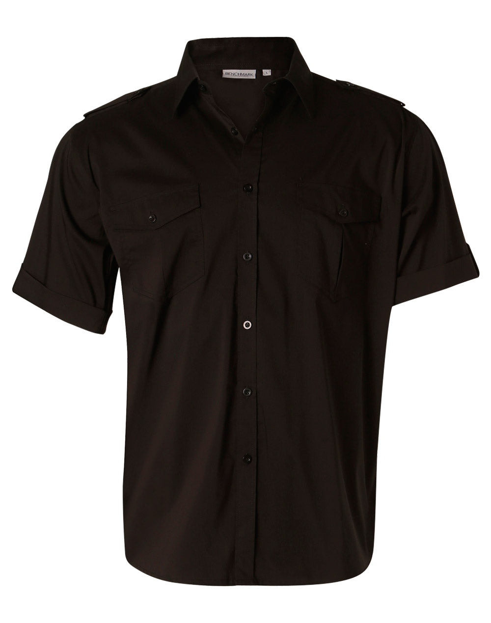 Mens Short Sleeve Military Shirt - M7911