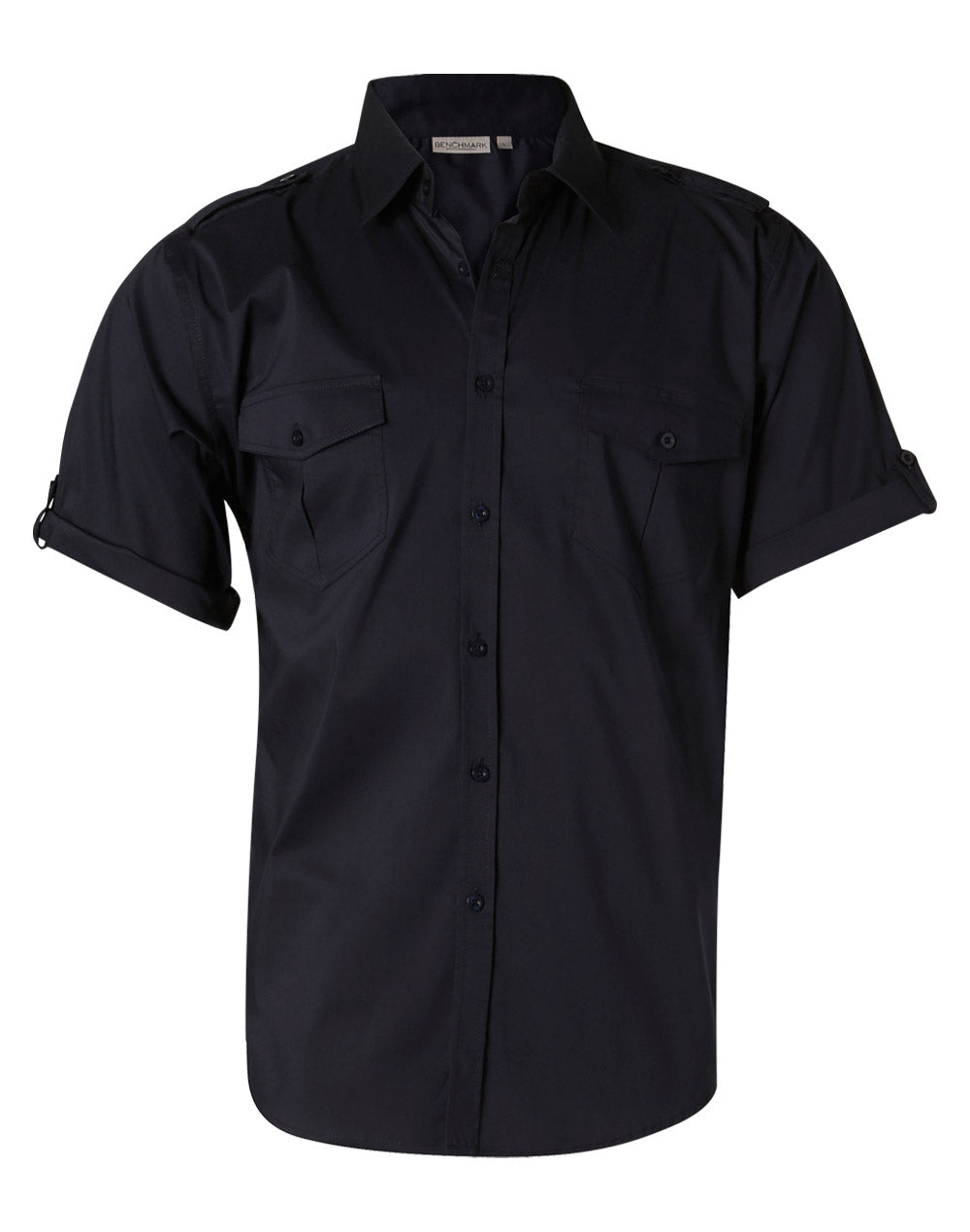 Mens Short Sleeve Military Shirt - M7911