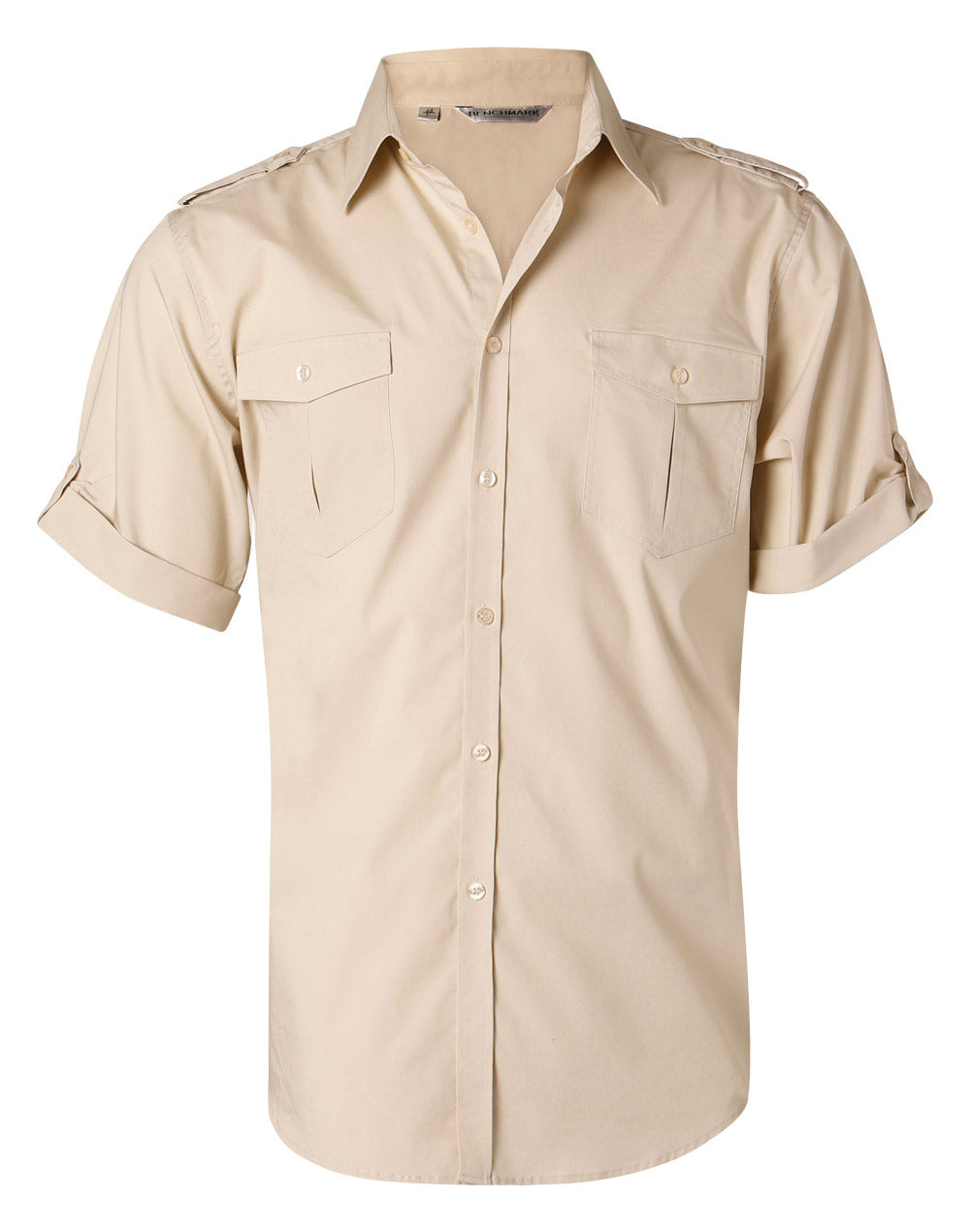 Mens Short Sleeve Military Shirt - M7911