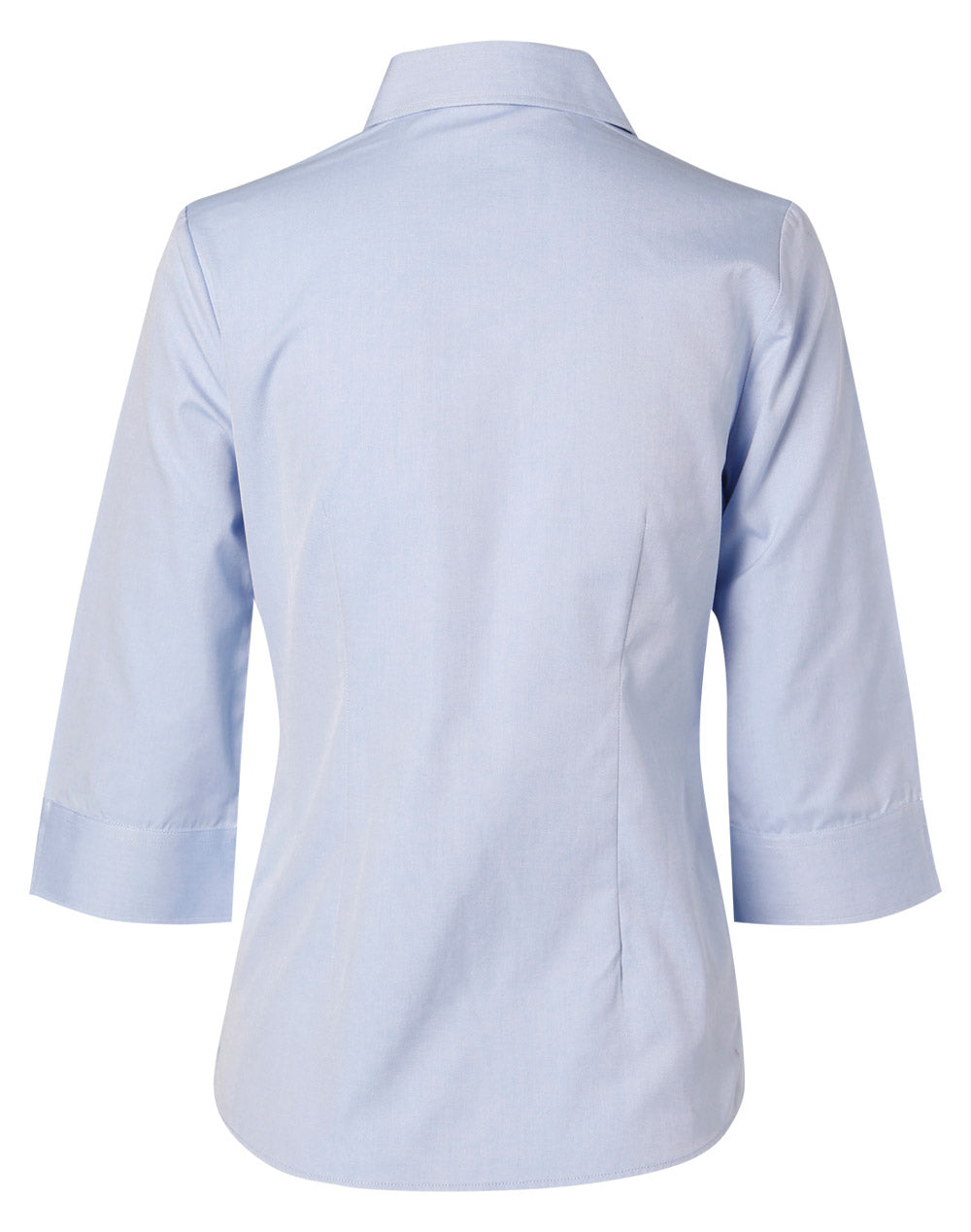 Ladies Fine Chambray 3/4 Sleeve Shirt - M8013