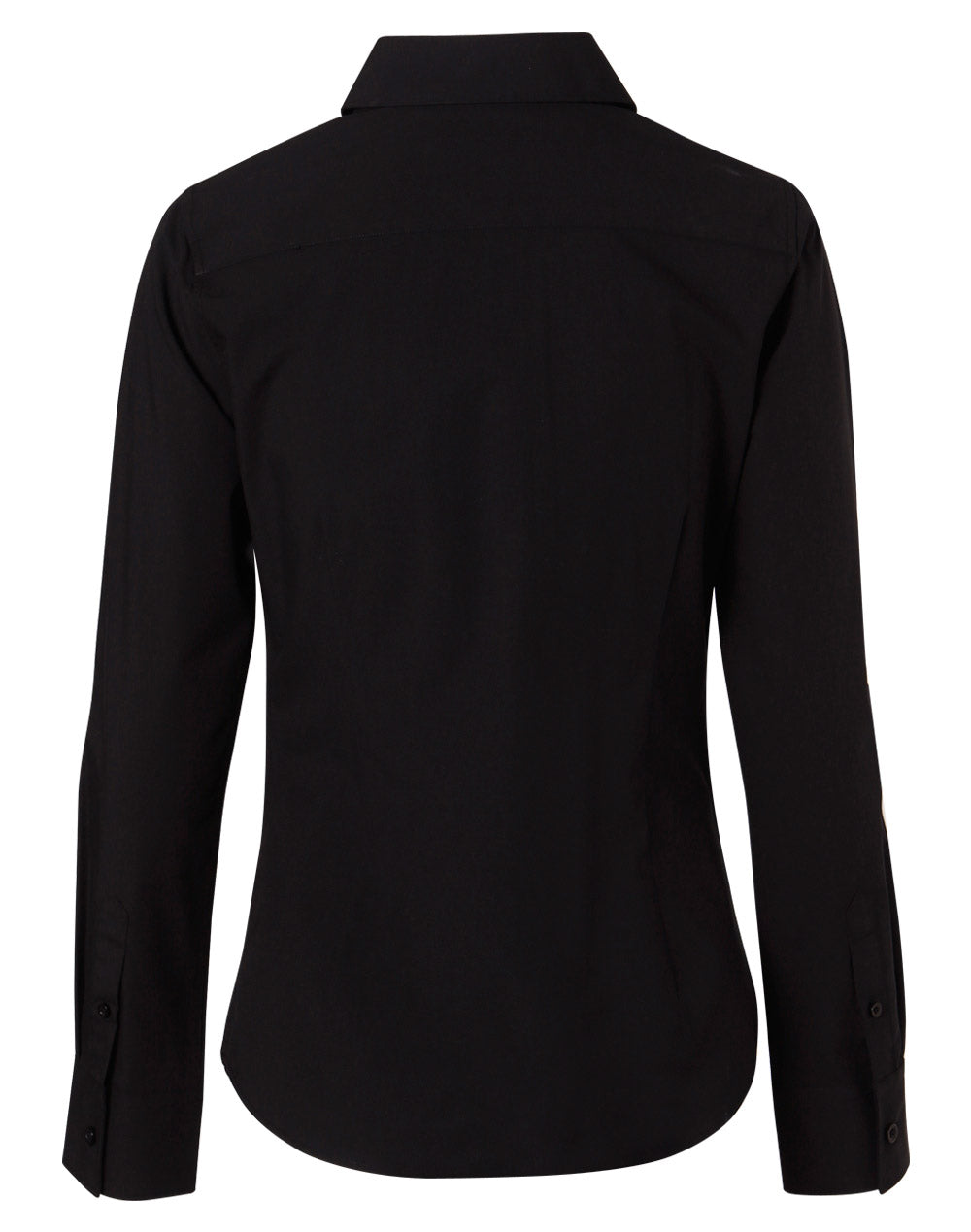 Ladies Cotton/Poly Stretch Long Sleeve Shirt - M8020L