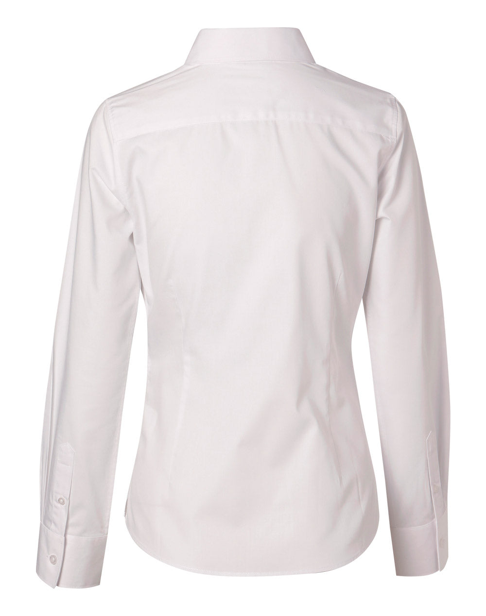 Ladies Cotton/Poly Stretch Long Sleeve Shirt - M8020L