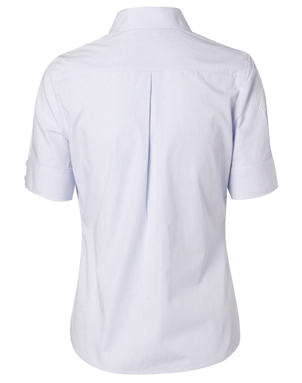 Ladies Mini Check Short Sleeve Shirt - M8360S