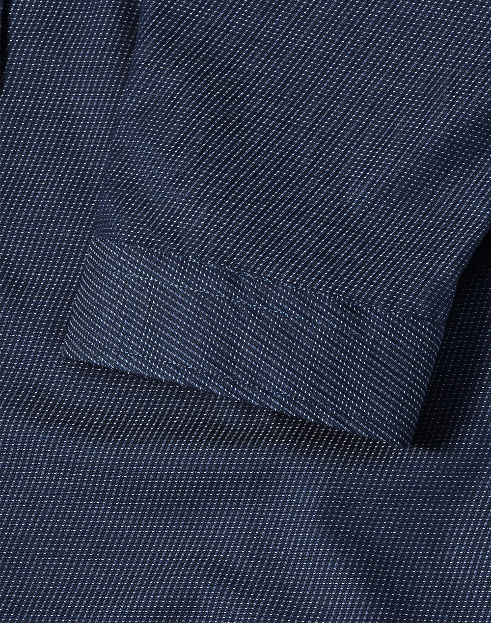Ladies Dot Jacquard Stretch 3/4 Sleeve Ascot Shirt - M8400Q