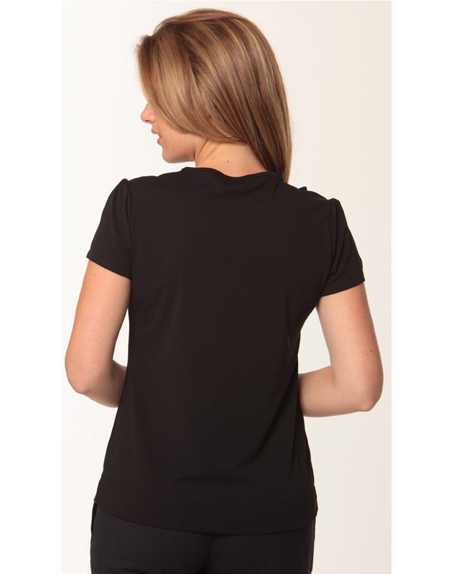 Ladies Ruffle Front Blouse - M8820