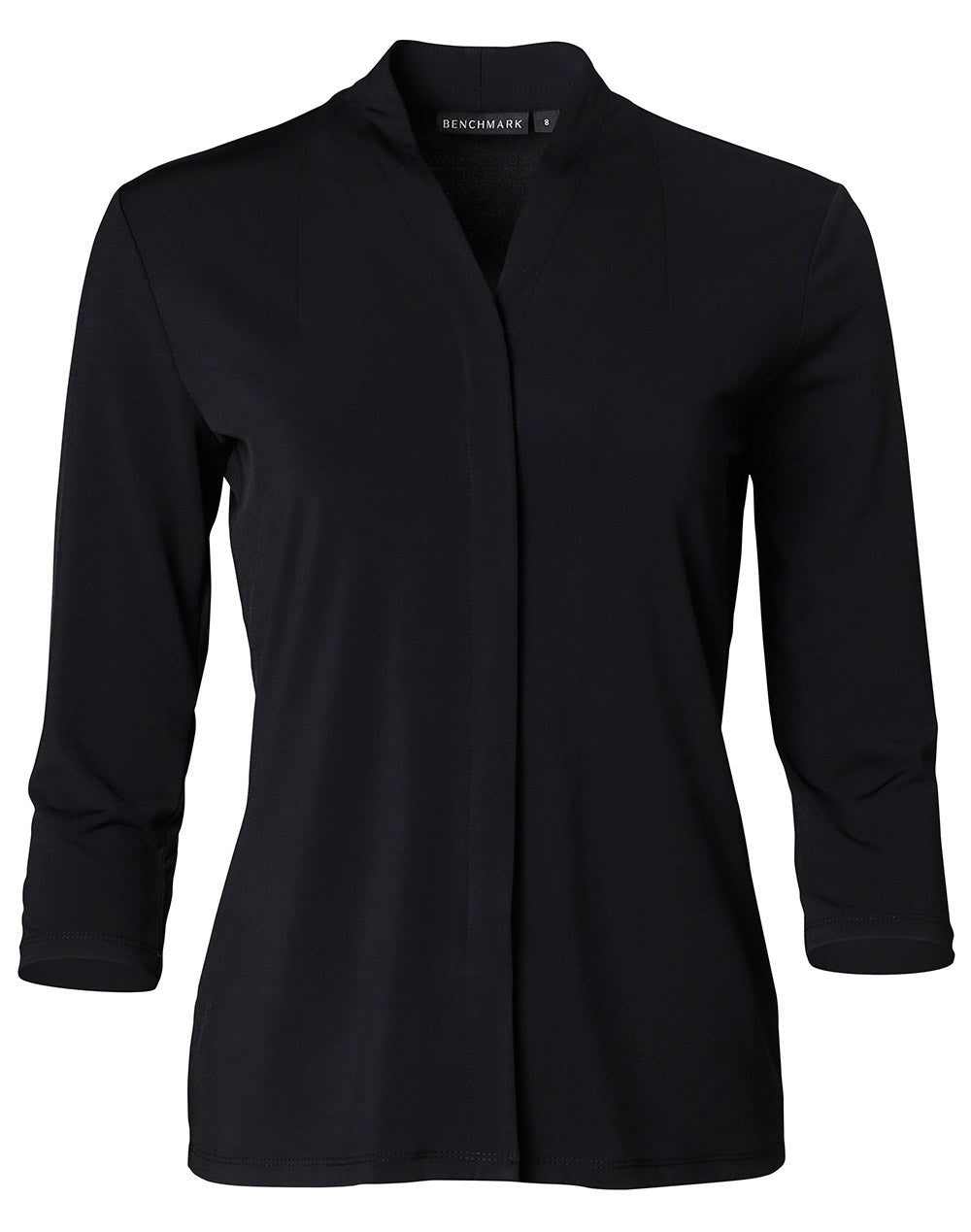 Ladies Isabel Stretch 3/4 Sleeve Knit Top - M8830