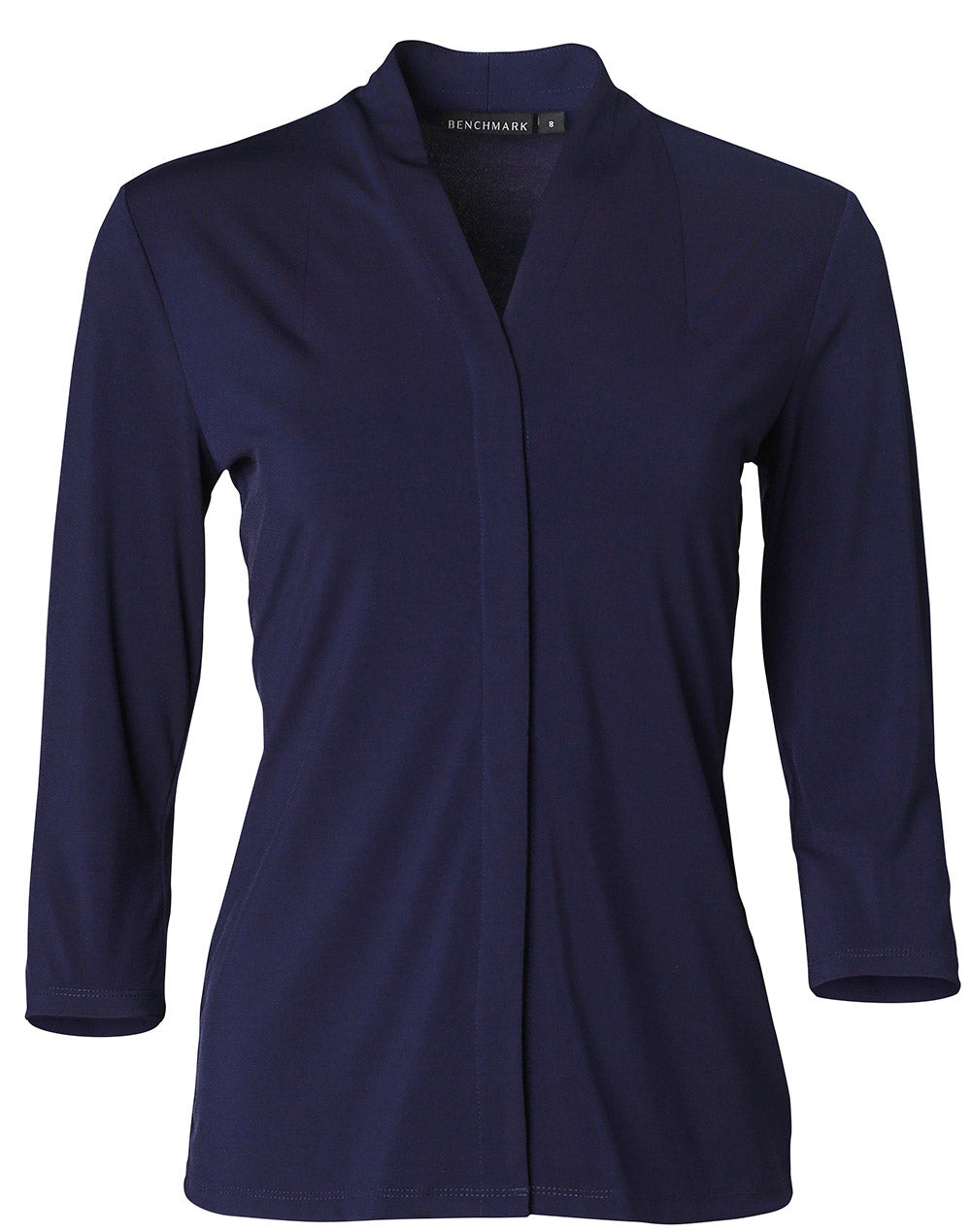 Ladies Isabel Stretch 3/4 Sleeve Knit Top - M8830