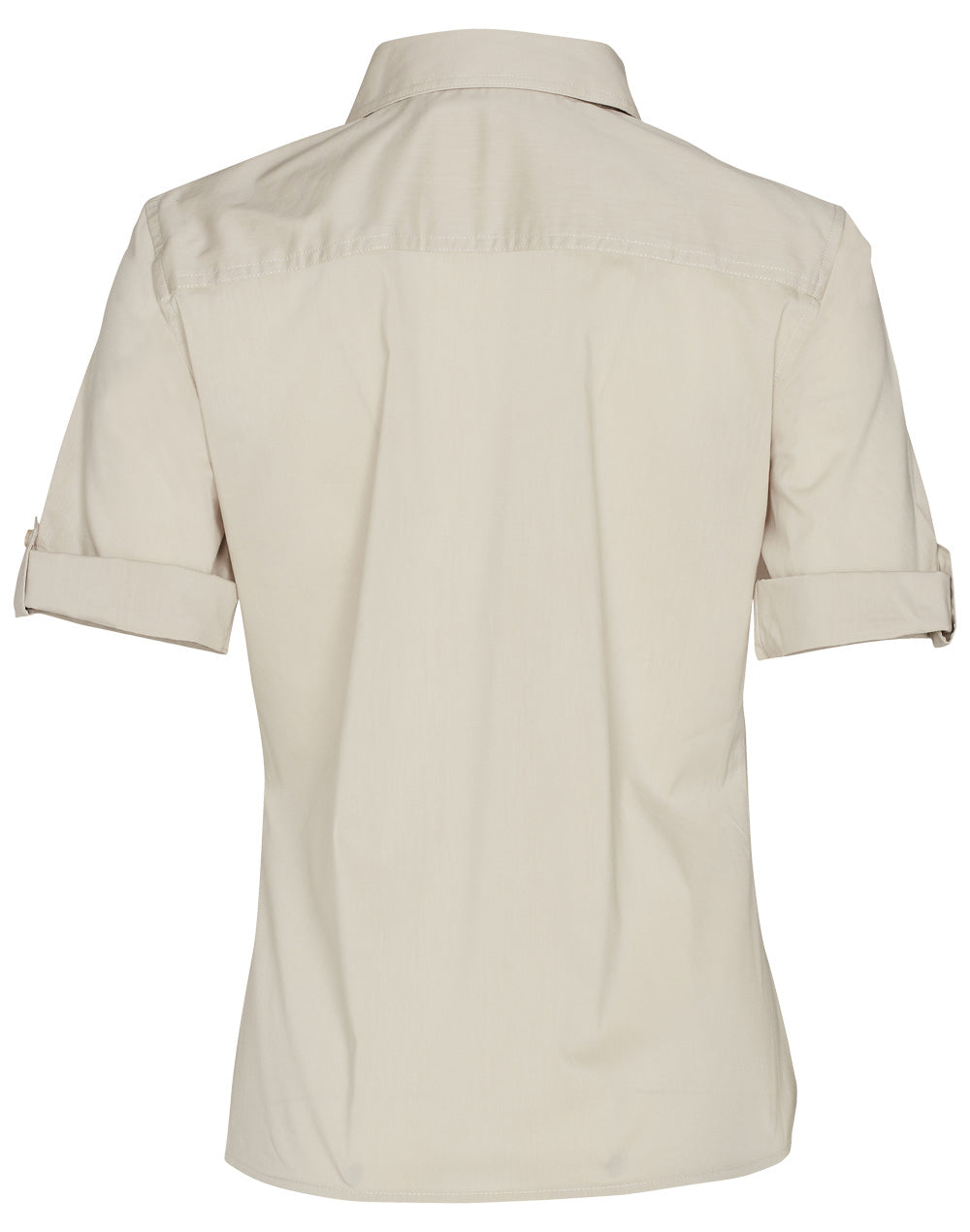 Ladies Short Sleeve Military Shirt - M8911