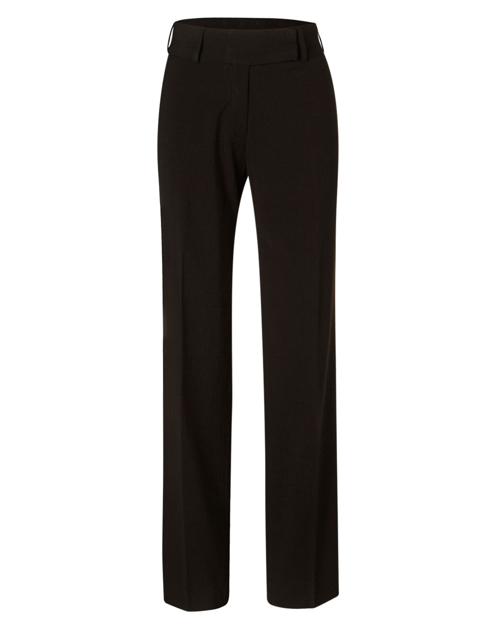 Ladies Poly Viscose Stretch Stripe Low Rise Pants - M9430
