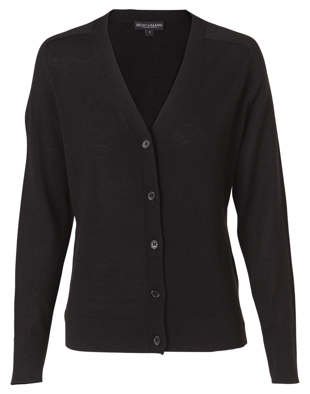Ladies V-Neck Long Sleeves Cardigan - M9602