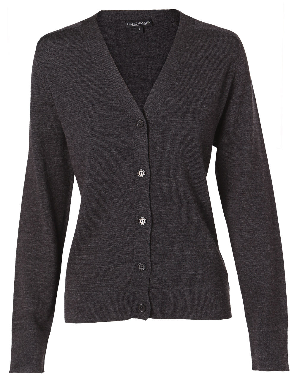 Ladies V-Neck Long Sleeves Cardigan - M9602