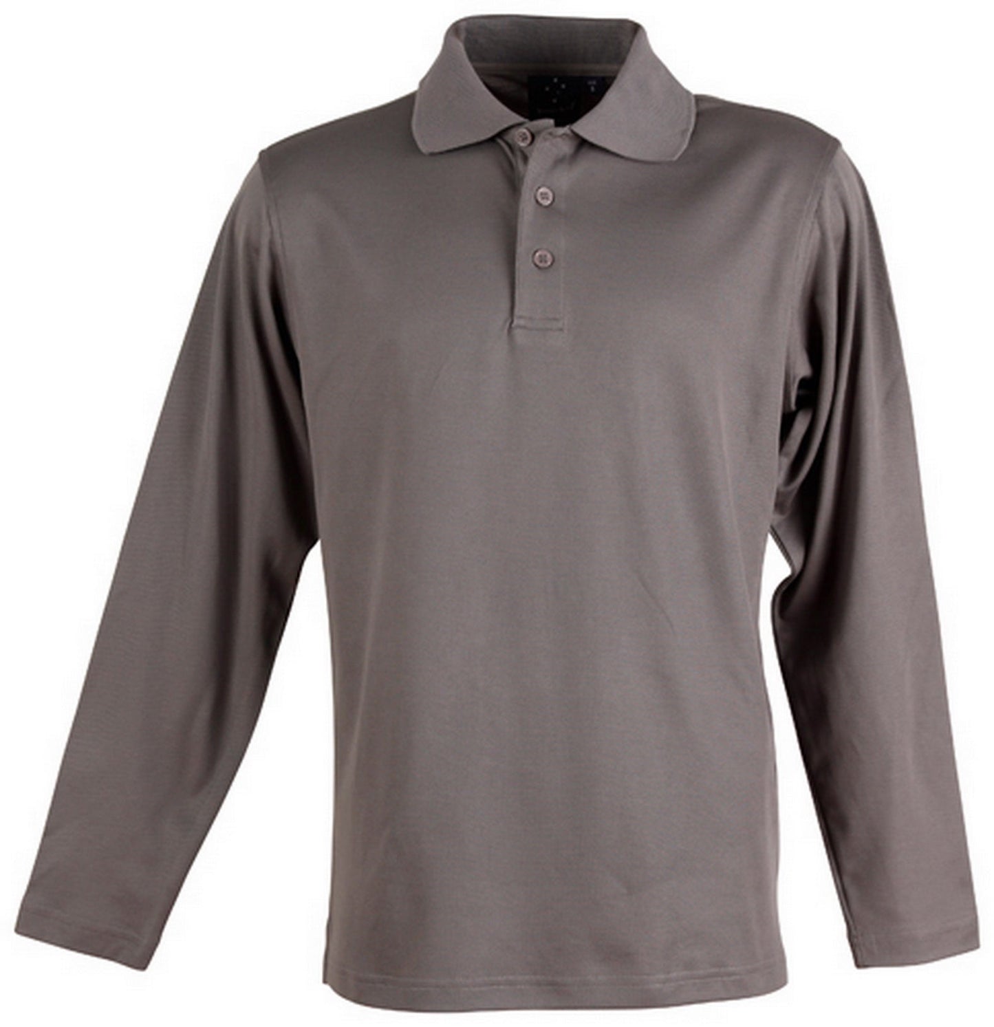 Men's Cotton Back TrueDry Long Sleeve Polo - PS35