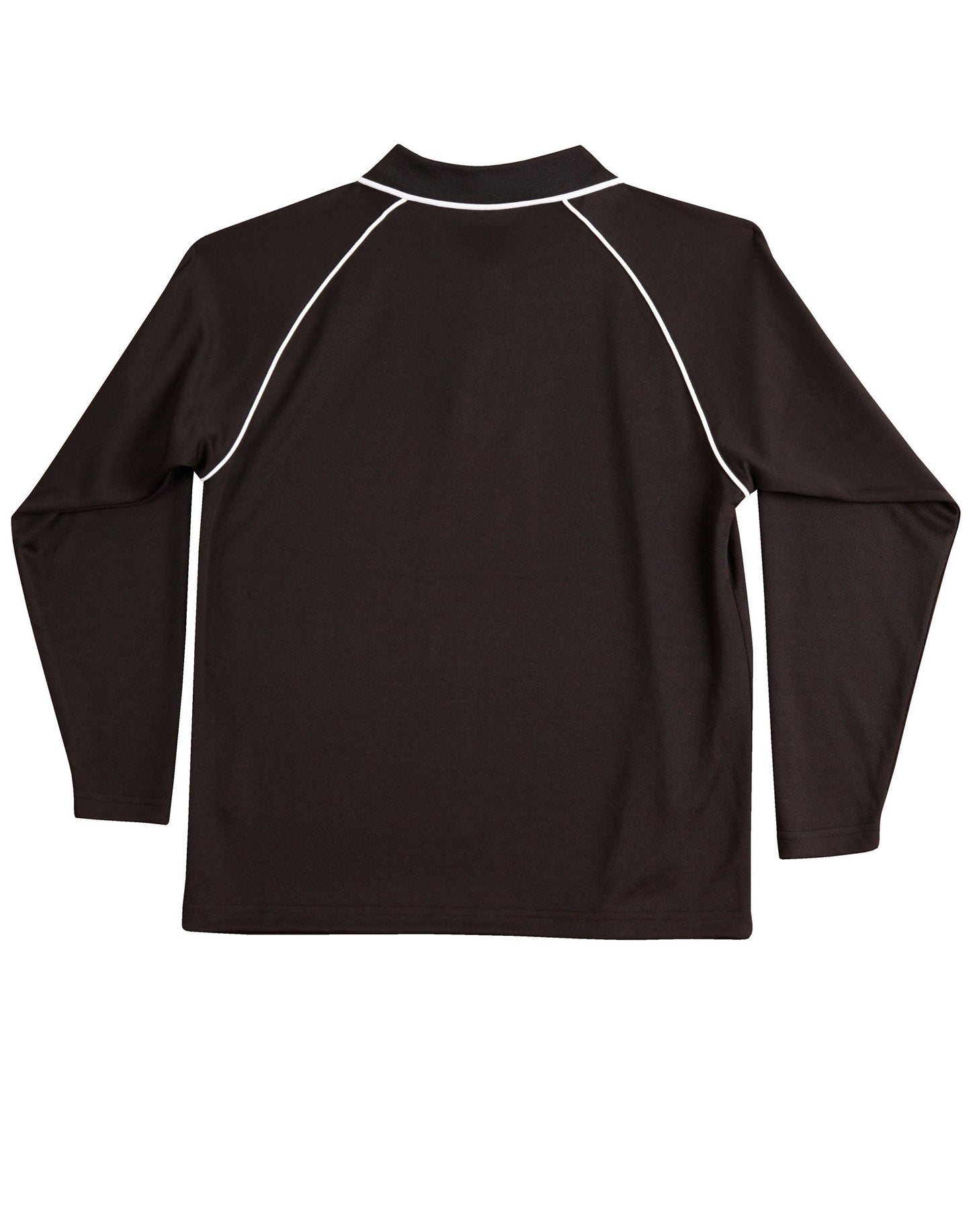 Men's Cooldry Long Sleeve Contrast Polo - PS43