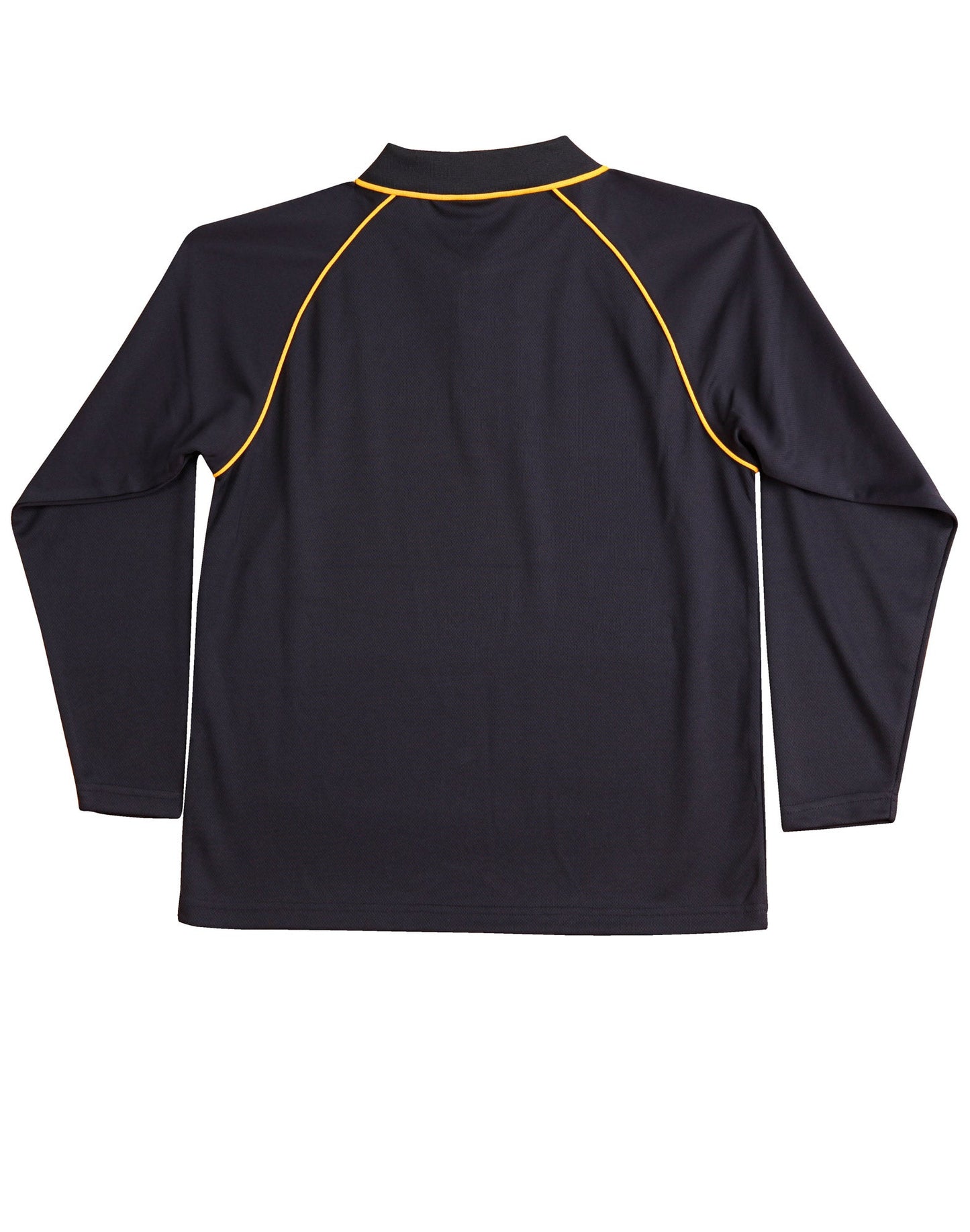 Men's Cooldry Long Sleeve Contrast Polo - PS43