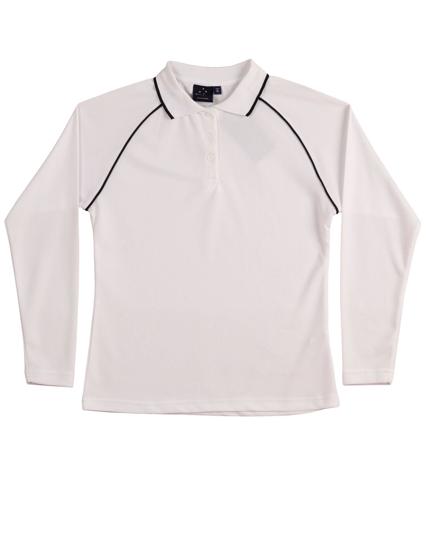 Ladies Cooldry Long Sleeve Contrast Polo - PS44