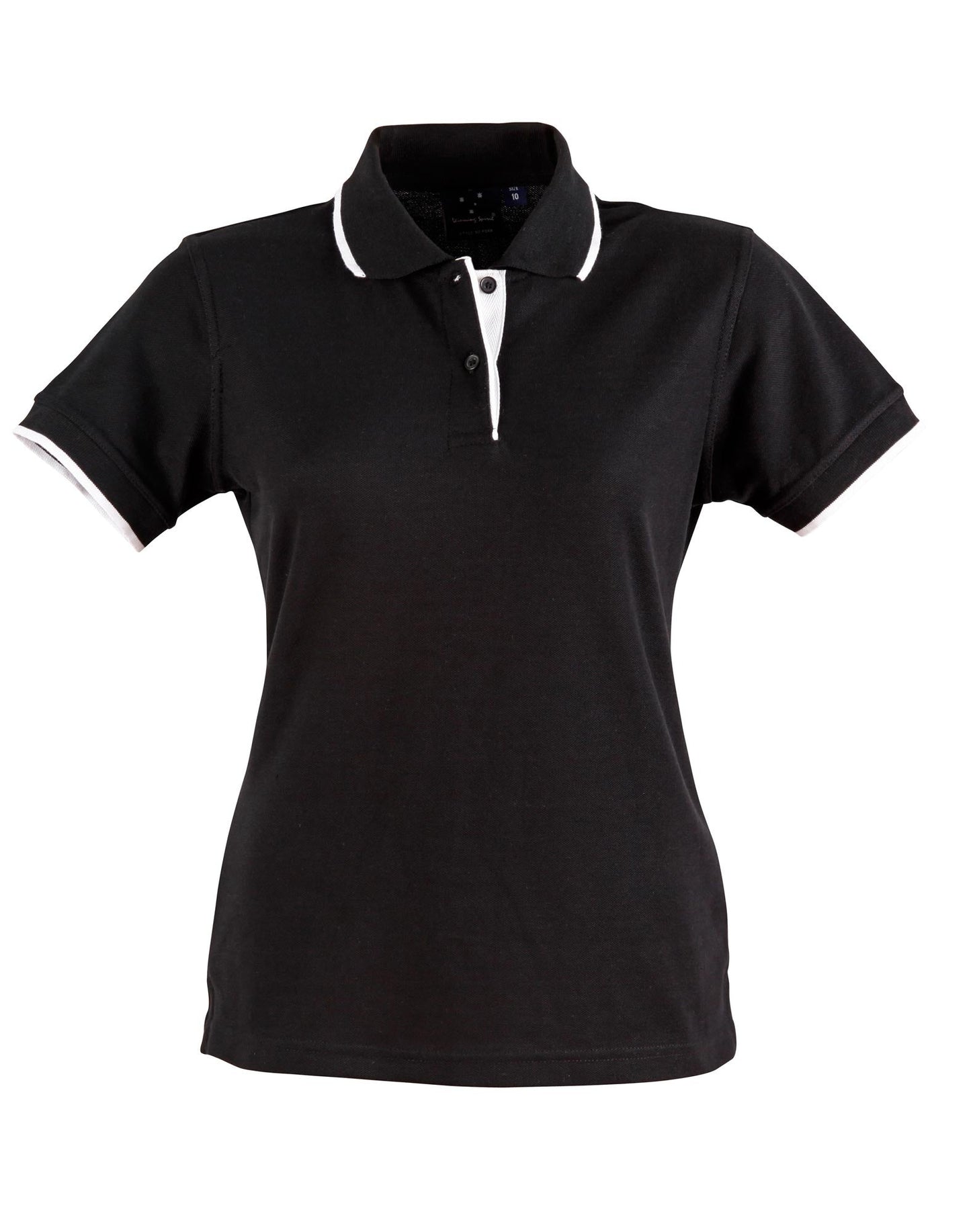 Ladies Contrast Poly/Cotton Short Sleeve Polo - PS48A