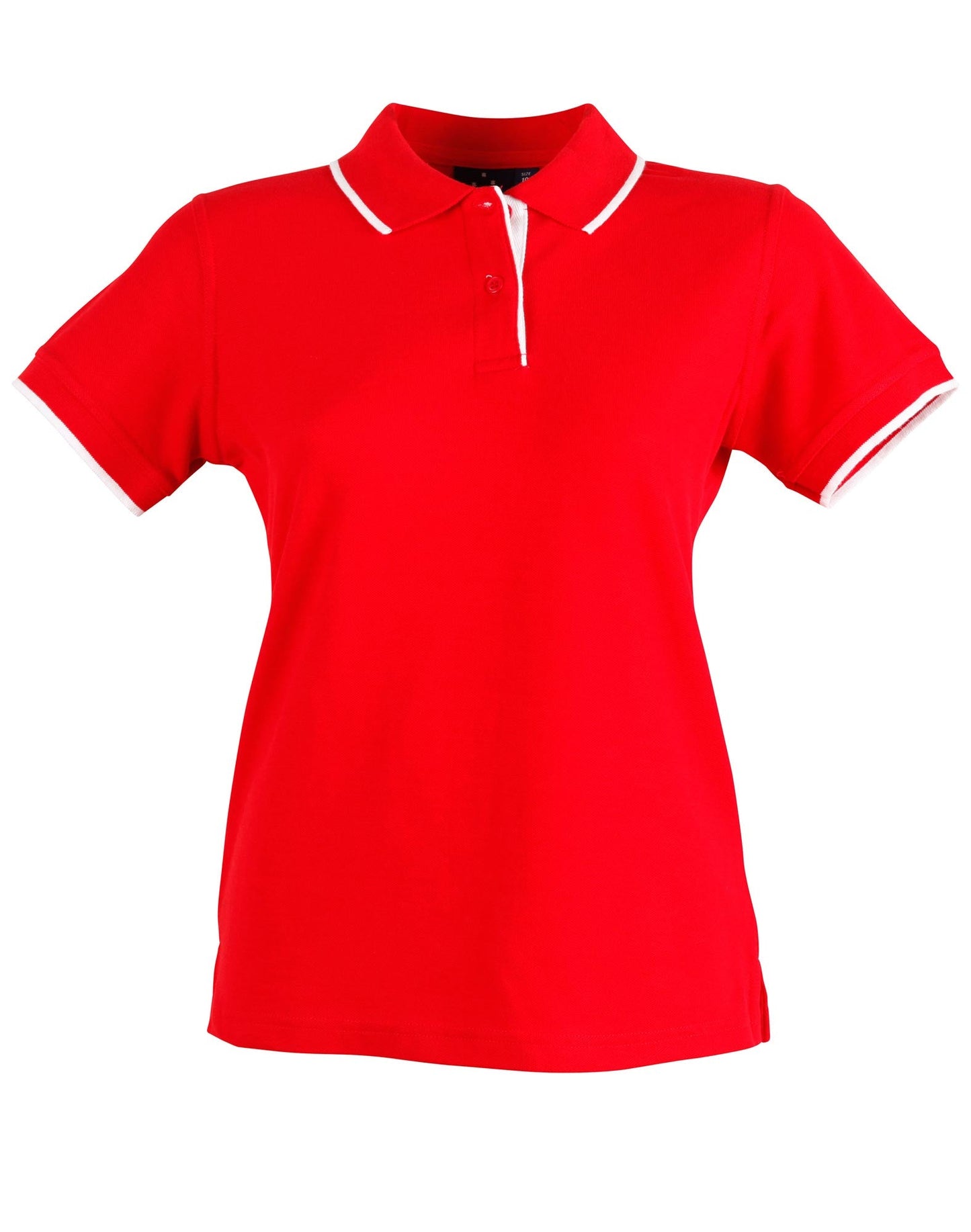 Ladies Contrast Poly/Cotton Short Sleeve Polo - PS48A