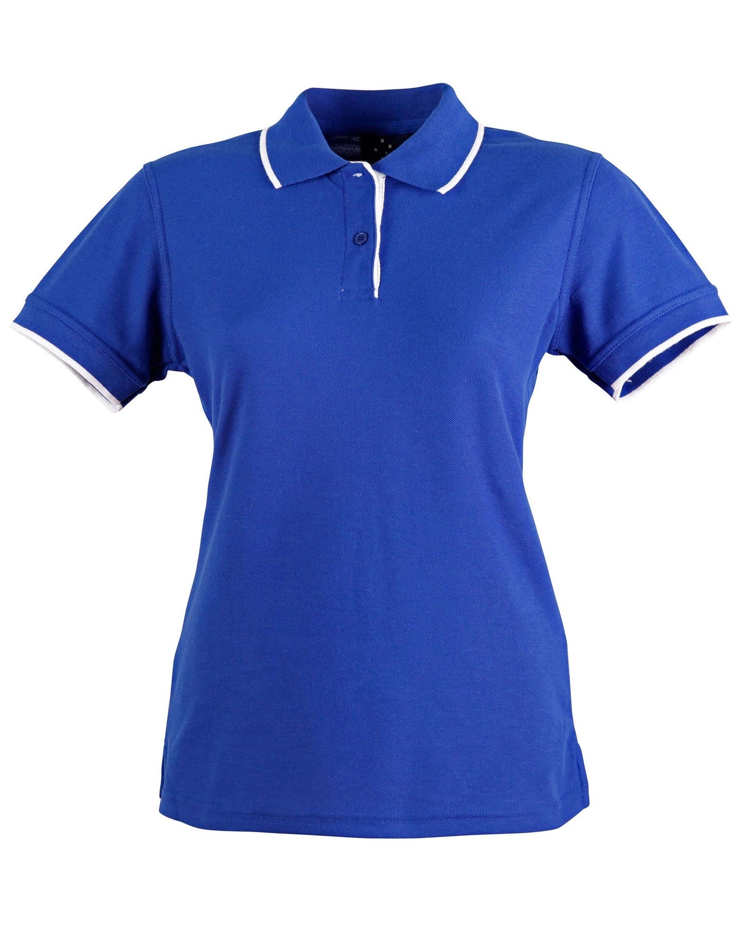 Ladies Contrast Poly/Cotton Short Sleeve Polo - PS48A