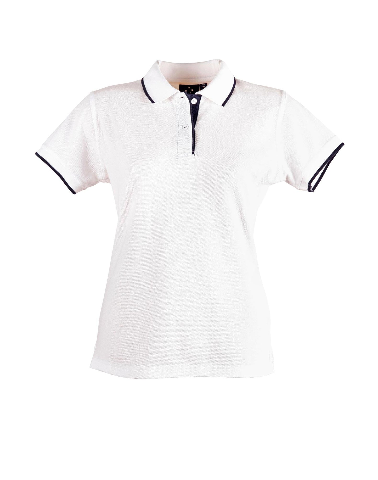 Ladies Contrast Poly/Cotton Short Sleeve Polo - PS48A