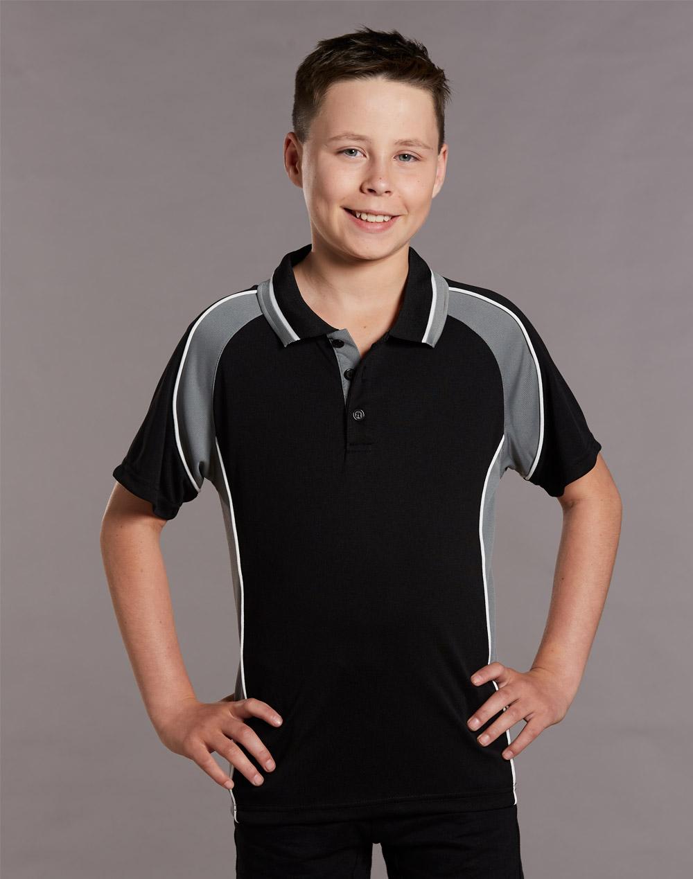 Kids Mini Waffle Cooldry Polo 160gsm - PS49K