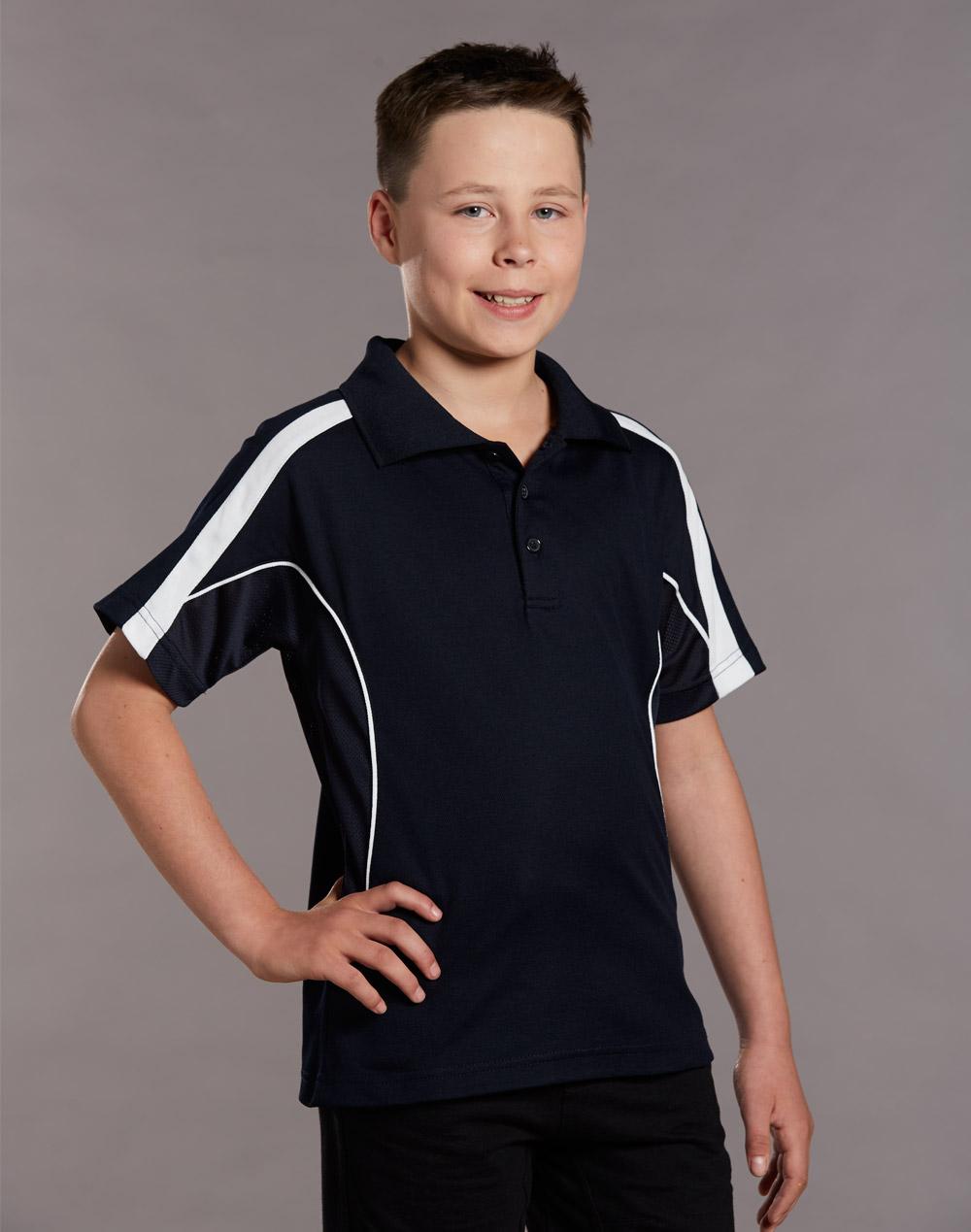 Kids TrueDry Sports Polo Short Sleeve 160gsm - PS53K (10 colours)