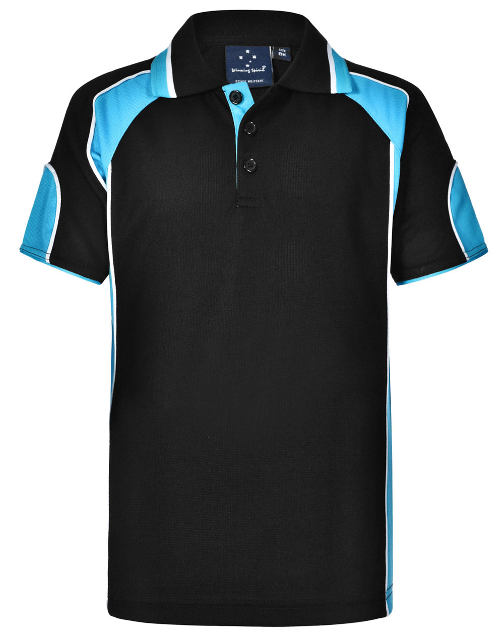 Kids Cooldry Contrast Polo Sleeve Panels - PS61K (10 colours)