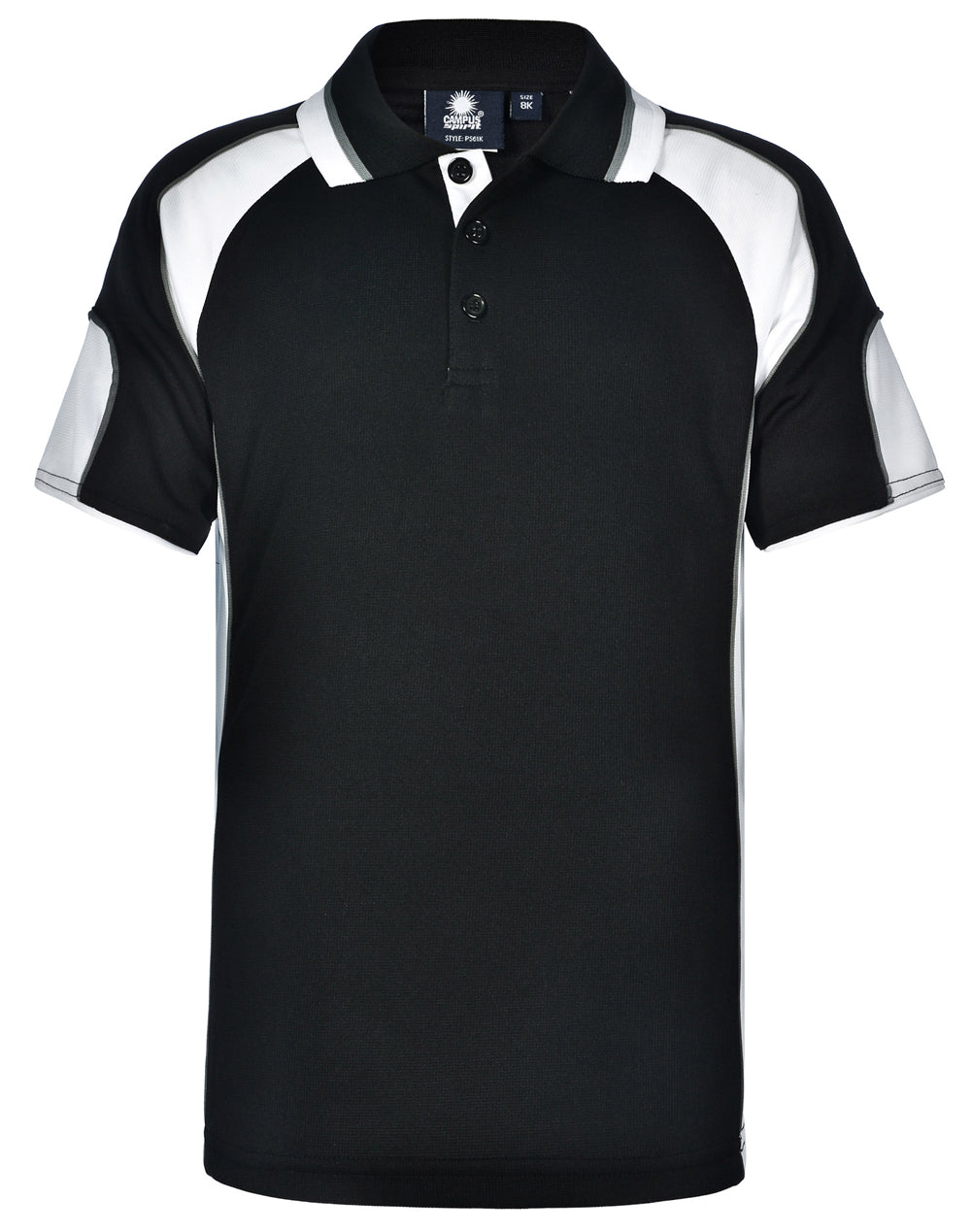 Kids Cooldry Contrast Polo Sleeve Panels - PS61K (10 colours)