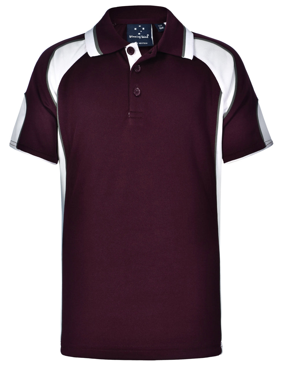 Kids Cooldry Contrast Polo Sleeve Panels - PS61K (10 colours)