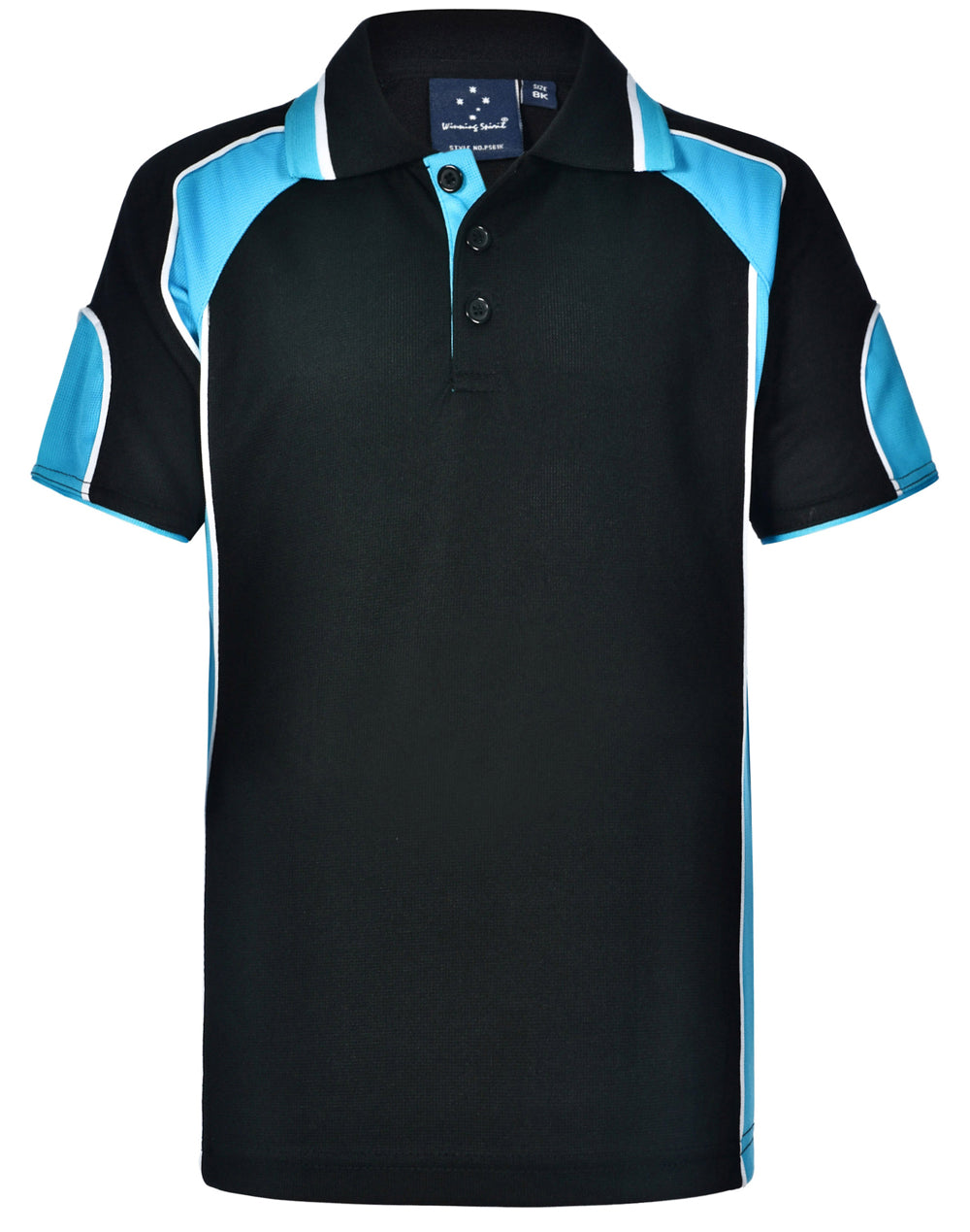 Kids Cooldry Contrast Polo Sleeve Panels - PS61K (10 colours)