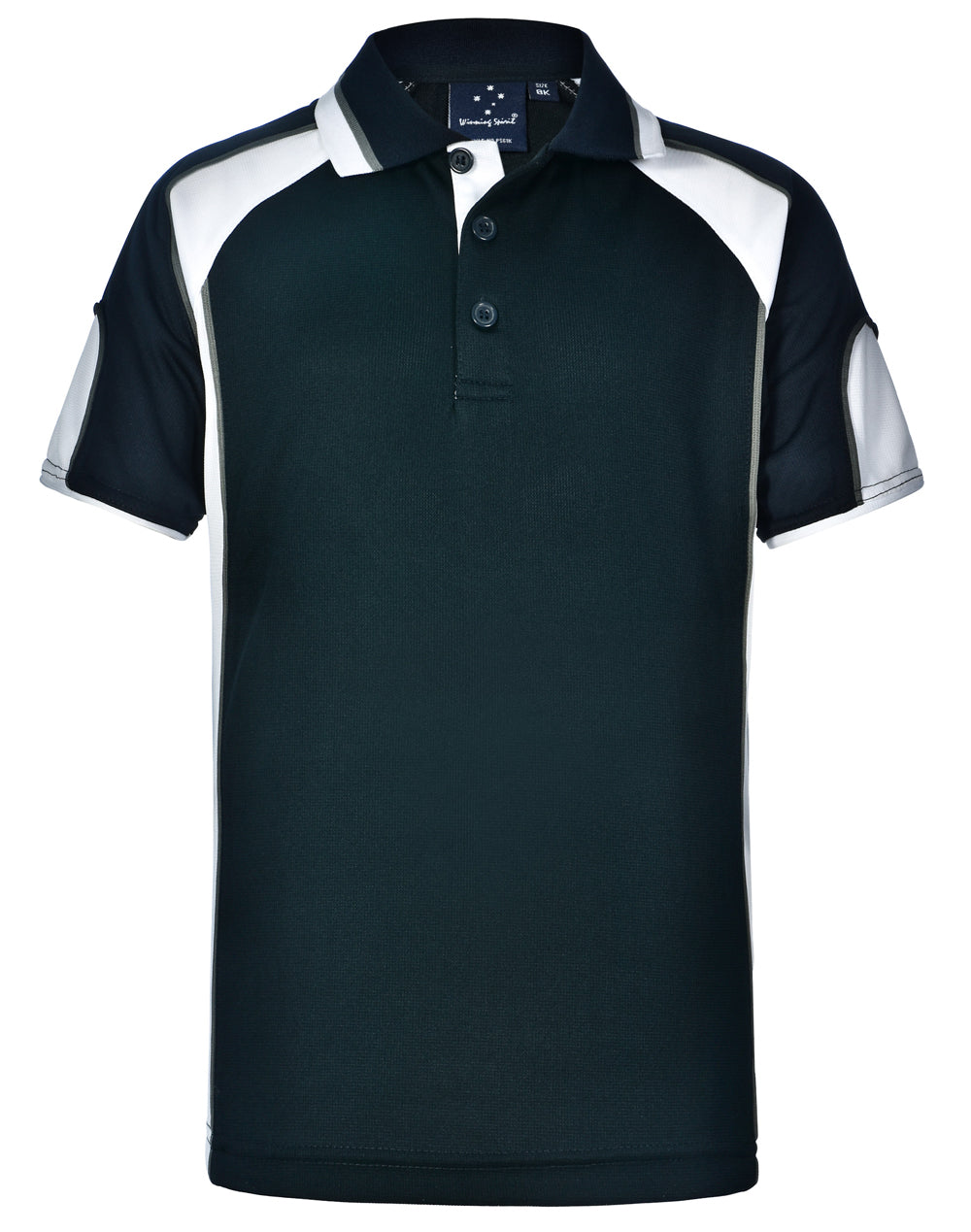 Kids Cooldry Contrast Polo Sleeve Panels - PS61K (8 colours)