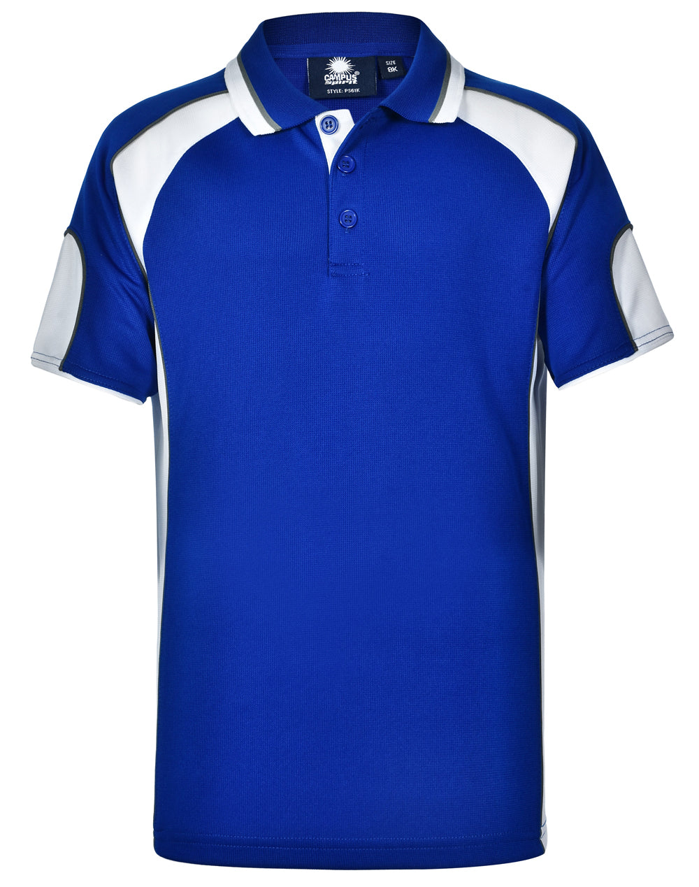 Kids Cooldry Contrast Polo Sleeve Panels - PS61K (8 colours)