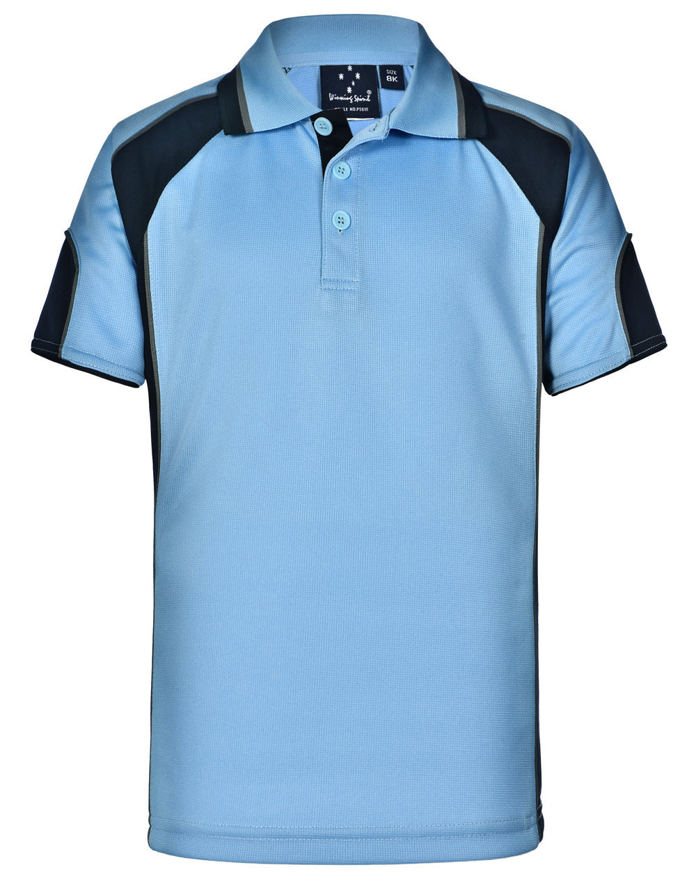 Kids Cooldry Contrast Polo Sleeve Panels - PS61K (8 colours)
