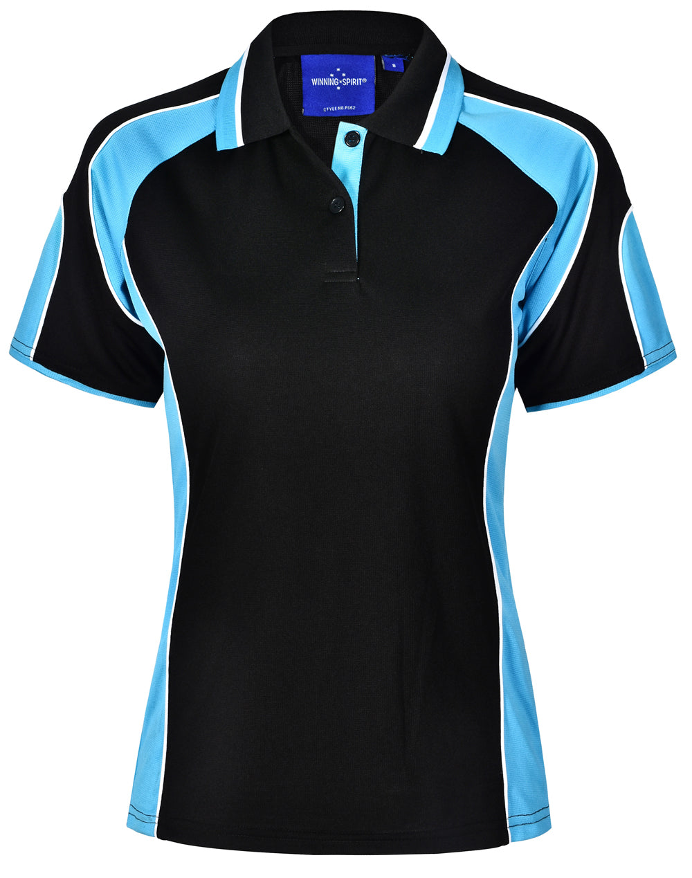 Ladies Cooldry Contrast Polo Sleeve Panels - PS62 (10 colours)