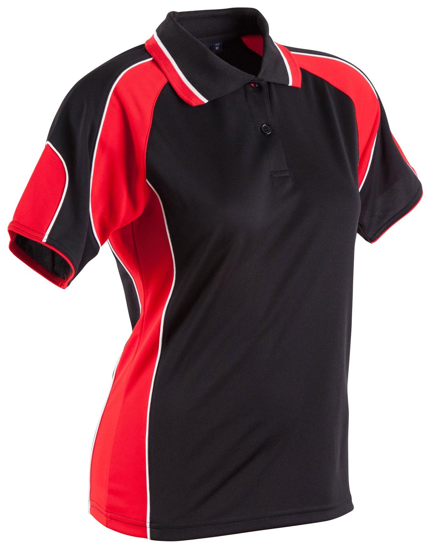 Ladies Cooldry Contrast Polo Sleeve Panels - PS62 (10 colours)