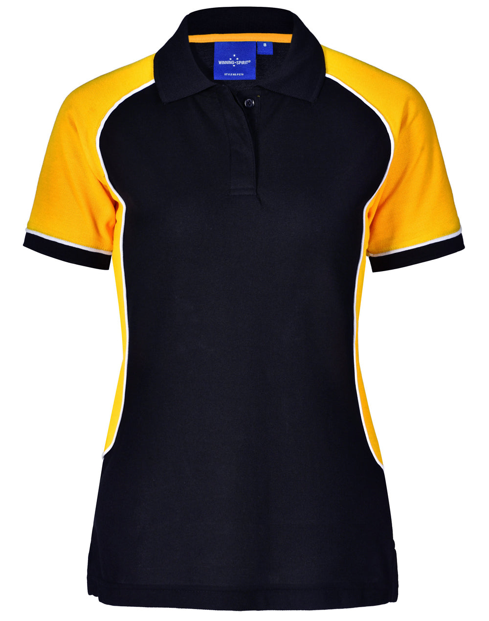 Ladies Truedry Tri Colour Polo - PS78
