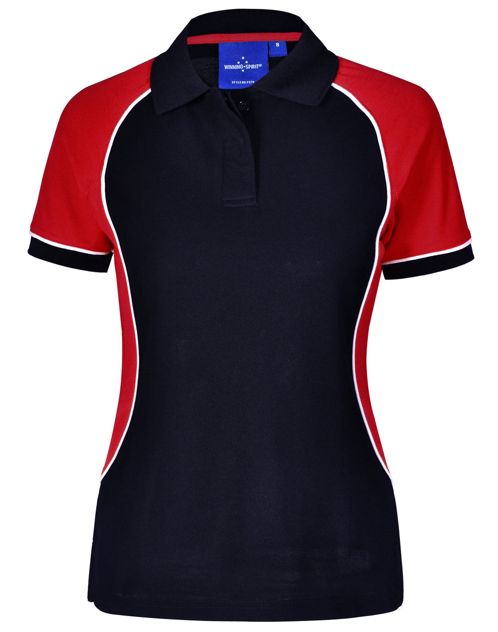 Ladies Truedry Tri Colour Polo - PS78