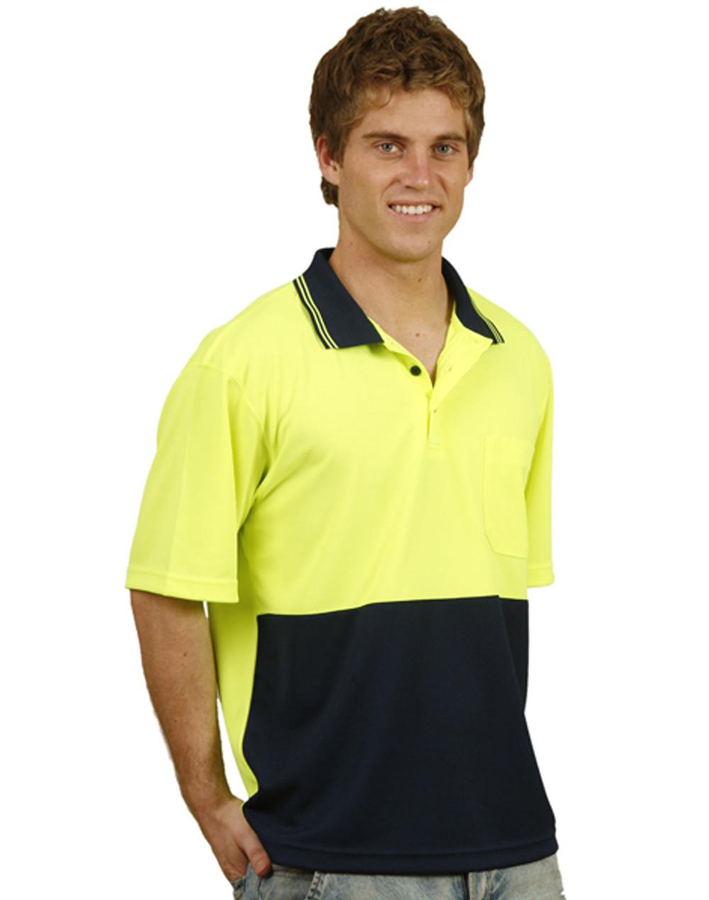 Hi Vis TrueDry Mesh Polo Short Sleeve - SW01TD