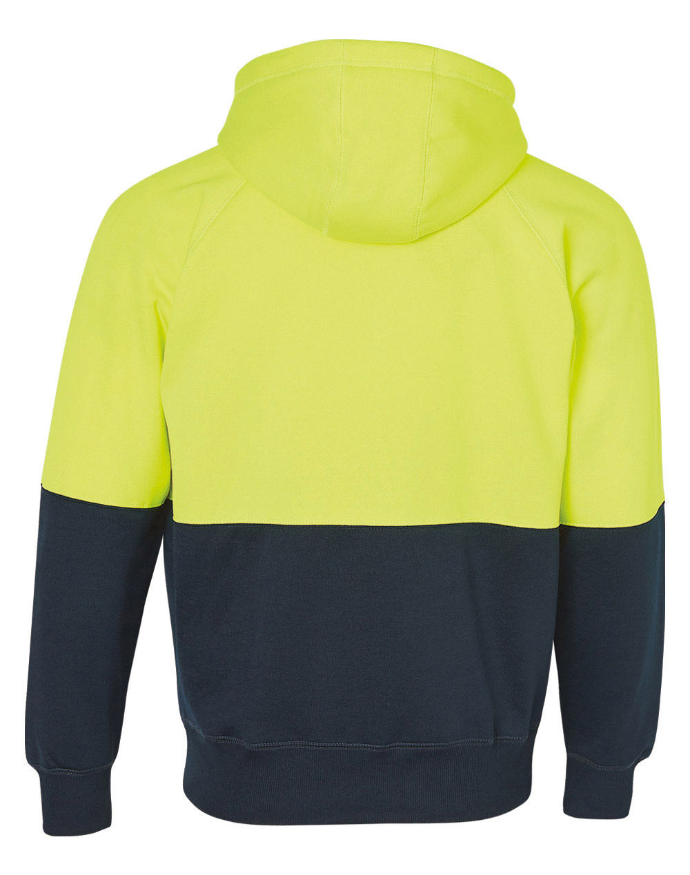 Hi Vis Two Tone Fleecy Hoodie - SW24