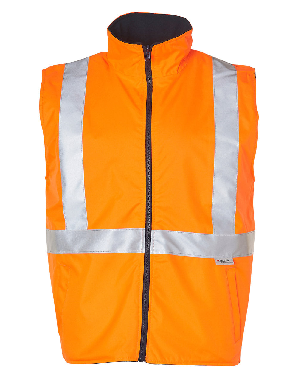 Hi Vis Safety Vest with X Pattern - SW37