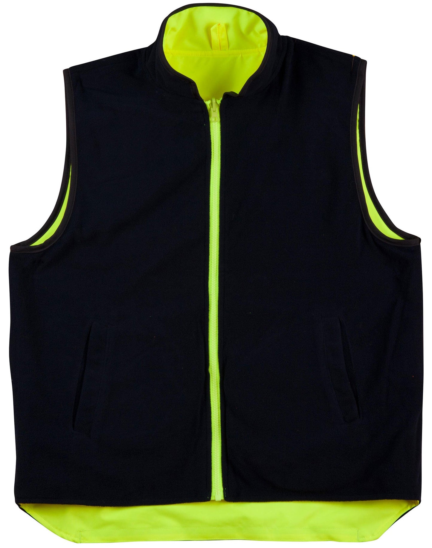 Hi Vis Mandarine Collar Vest - SW49