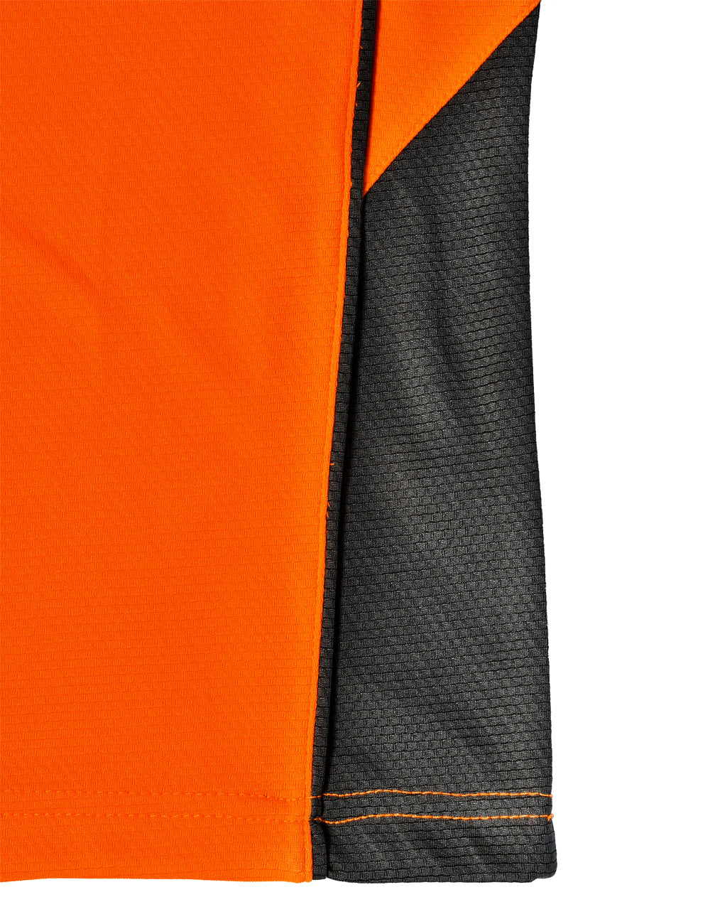 Unisex Hi-Vis Bamboo Charcoal Vented Short Sleeve Polo - SW79