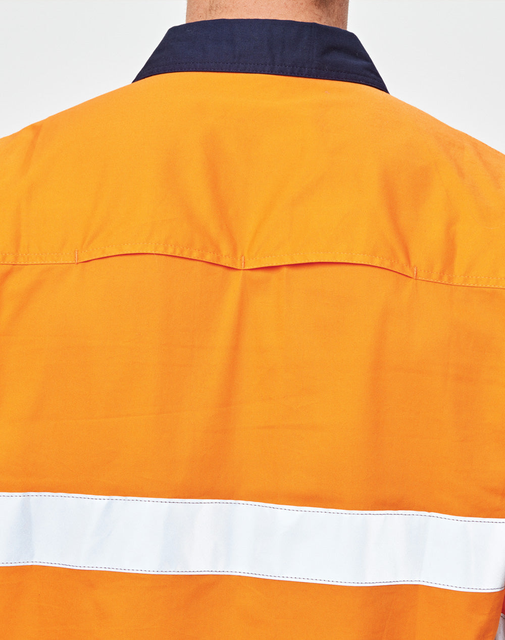 Unisex Hi Vis Cool-Breeze Safety Long Sleeve Shirt (Generic Tape) - SW82