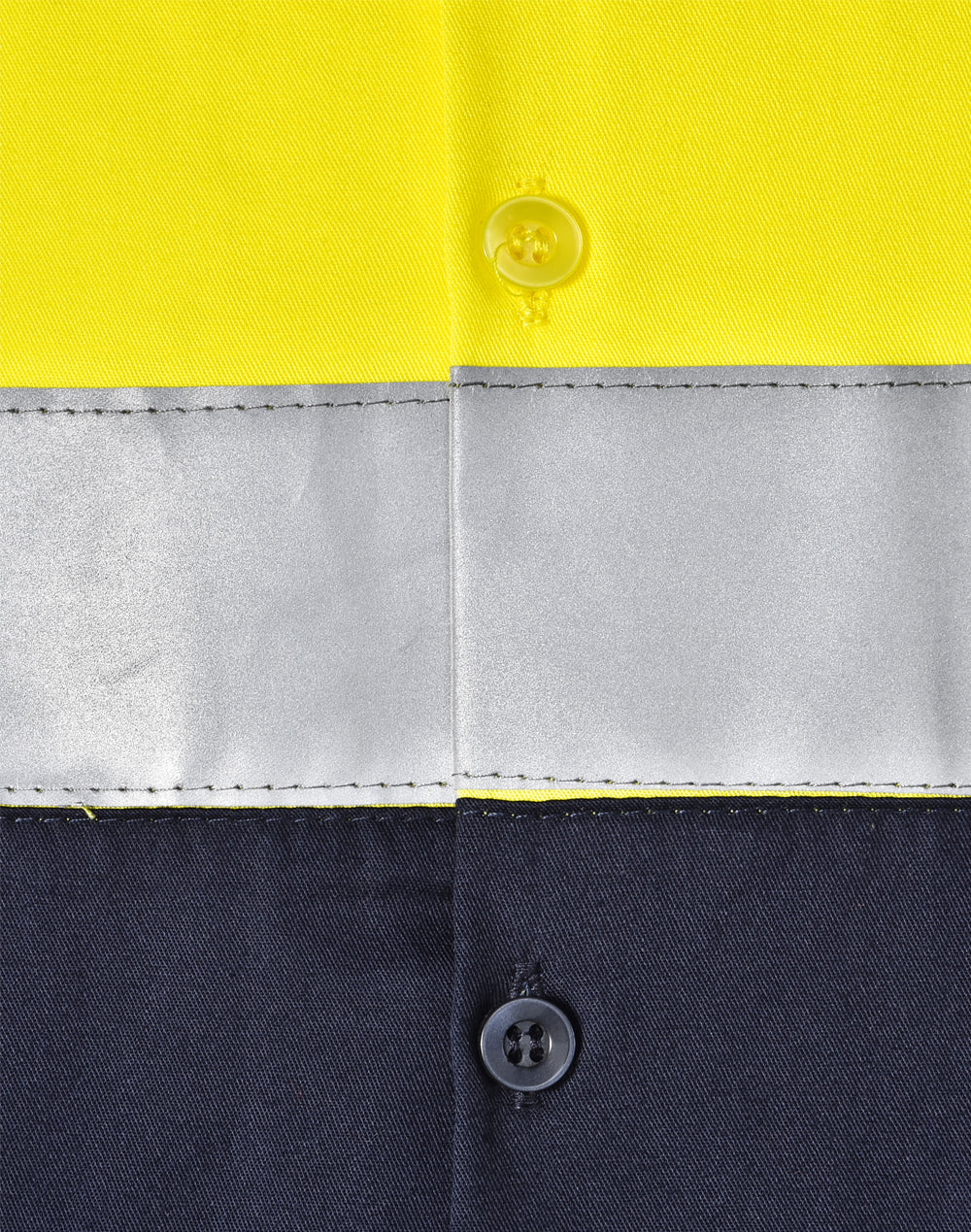 Unisex Hi Vis Cool-Breeze Safety Long Sleeve Shirt (Generic Tape) - SW82
